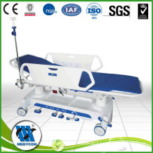 Hydraulic rise-and-Fall Stretcher Cart patient adjustable